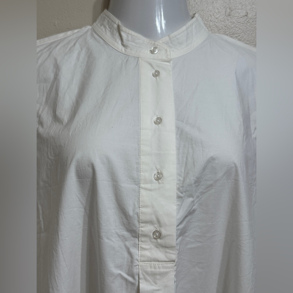NWOT - Banana Republic Ravine Midi/Maxi Shirtdress | White | Size XL - Picture 4 of 7